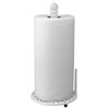 Home Basics Sunflower Heavy Weight Cast Iron Free Standing Paper Towel Holder White PH45814